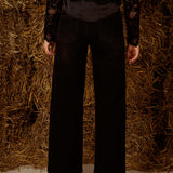 BLACK WIDE LEG JEANS 5003-3