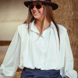 ISOLDE WHITE BLOUSE
