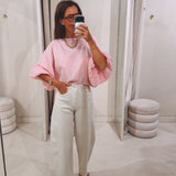 ANAELLE LIGHT PINK BLOUSE
