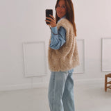 MAREN BEIGE SHEEP JACKET