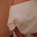 ILINA WHITE SWEATER