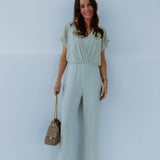 DEBORAH MINT JUMPSUIT