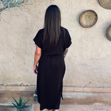 EL BOUDRIA BROWN BRAID DRESS
