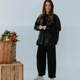 NELY BLACK LEATHER JACKET