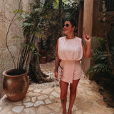NOPAL LIGHT PINK PLAYSUIT