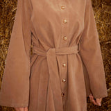 STETSON TAUPE SUEDE DRESS