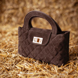 ABBY BROWN SUEDE BAG