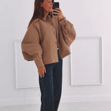 LEONIE BEIGE MIDSEASON JACKET