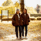 HELLO OCTOBER BROWN PUFFER JACKET