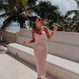 SONORA LIGHT PINK LACE DRESS