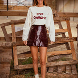 RIVE GAUCHE ECRU LONGSLEEVE SHIRT