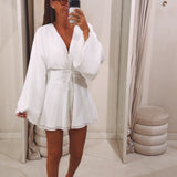 ISABEAU WHITE PLAYSUIT