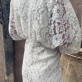 BABOUCHE ECRU LACE DRESS