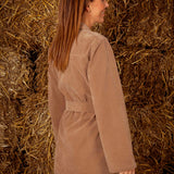 STETSON TAUPE SUEDE DRESS