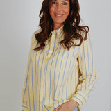 IZZY YELLOW STRIPED BLOUSE