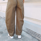CYRA KHAKI BALLOON PANTS