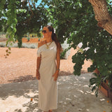 DENIA ECRU DRESS