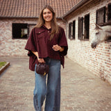 DUSTFALL BURGUNDY SHORTSLEEVE JACKET