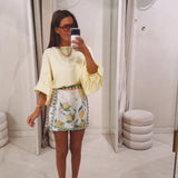 ANAELLE YELLOW BLOUSE