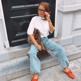 RONJA ECRU CUT-OUT T-SHIRT