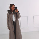 DANIELLE LONG TAUPE JACKET