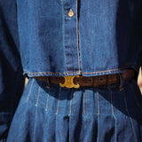 CHARLIE BLUE DENIM TWO-PIECE SET