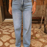 STAR BLUE WIDE LEG JEANS 167-2