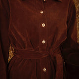 STETSON BROWN SUEDE DRESS