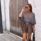 AINSLEY BROWN SKIRT