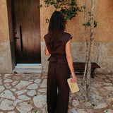 INVIERNO BROWN TWO-PIECE SET PRE-ORDER