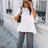 FAYE WHITE OVERSIZED T-SHIRT