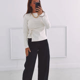 WYNOLA ECRU LONGSLEEVE SHIRT