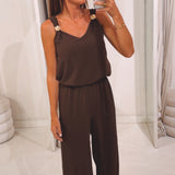 LAURIEN BROWN TWO-PIECE SET