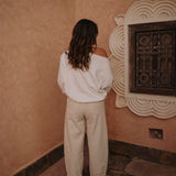 ILINA WHITE SWEATER
