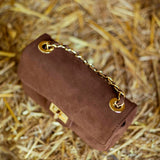 MARSHAL BROWN SUEDE BAG