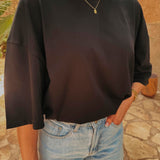 ALEJANDRA BLACK OVERSIZED T-SHIRT