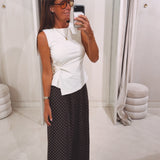 ILAYDA BROWN POLKADOTS PANTS