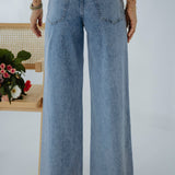 BLUE WIDE LEG JEANS 9150