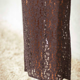 MARTHA BLACK LACE SKIRT