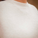 EILEEN ECRU KNITTED SWEATER