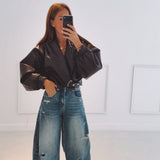 HAISLEY BROWN LEATHER JACKET