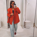 CHARLOTTE RED BLAZER