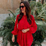 BURN BABY RED DRESS