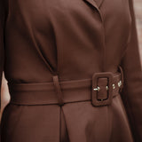 MISTY RAE BROWN BELT PLAYSUIT