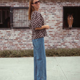 CODY BROWN POLKADOTS BLOUSE