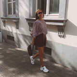 PRE-ORDER AVERY BORDEAUX CHECKERED BLOUSE