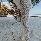 JUANA BEIGE LACE PANTS