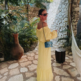 PAOLA YELLOW TWO-PIECE SET