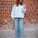 COPINE LETTERS SWEATER GREY