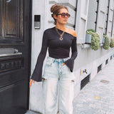 MAELIS BLACK LONGSLEEVE SHIRT